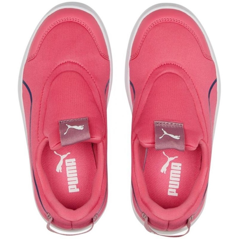 Puma Courtflex v2 Slip On Ps sapatos 374858 12 rosa 1 Puma Courtflex v2 Slip On Ps sapatos 374858 12 rosa 1