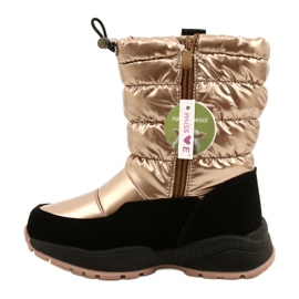 Botas de neve Miss Evento 22DZ23-5274 Dourado / Preto 1 Botas de neve Miss Evento 22DZ23-5274 Dourado / Preto 1