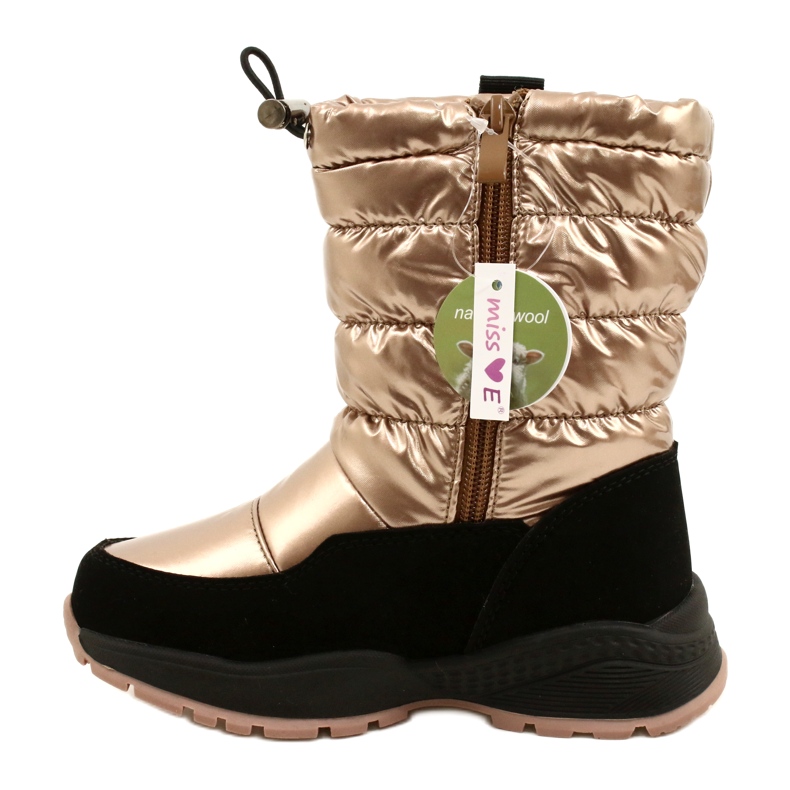 Botas de neve Miss Evento 22DZ23-5274 Dourado / Preto 1 Botas de neve Miss Evento 22DZ23-5274 Dourado / Preto 1