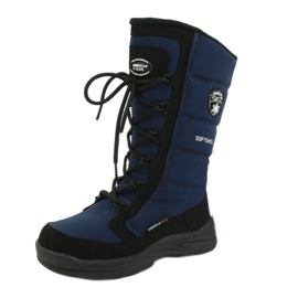 American Club Botas mole -slofs de crianças americanas com SN12/22 Membrana da Marinha azul 6