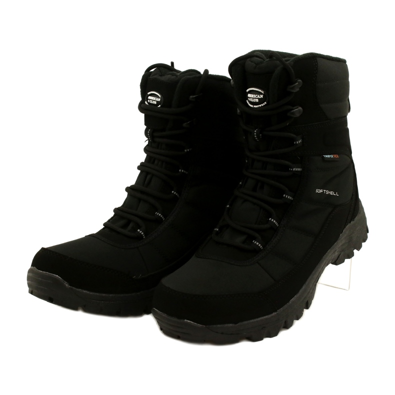 American Club Botas com membrana isolada com polar SN01 / 22 preto 3