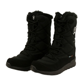 Botas de neve Softshell impermeáveis ​​com membrana American Club SN21 / 22, preta preto 2