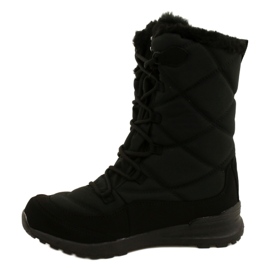 Botas de neve Softshell impermeáveis ​​com membrana American Club SN21 / 22, preta preto 1