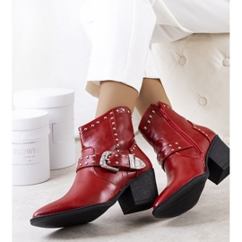 PA1 Botas de cowboy Zoila vermelhas vermelho 1