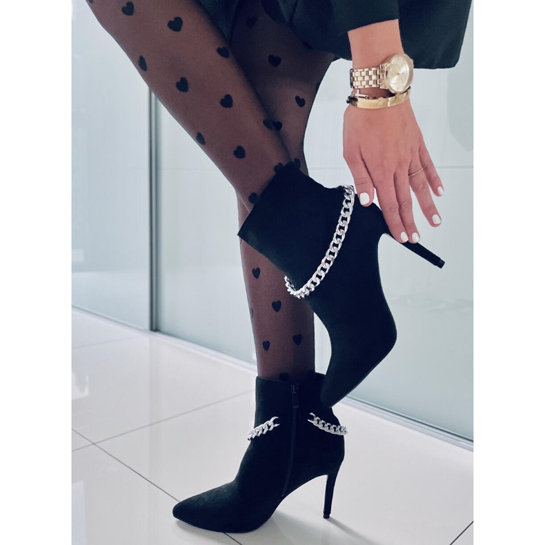 PA1 Botas de salto agulha pretas Vivica preto 1