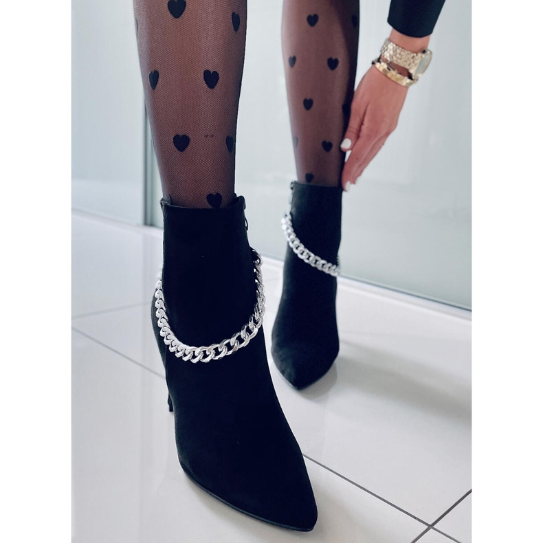 PA1 Botas de salto agulha pretas Vivica preto 2