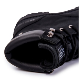 Botas masculinas espuma de memória Big Star KK174209 preta preto 2