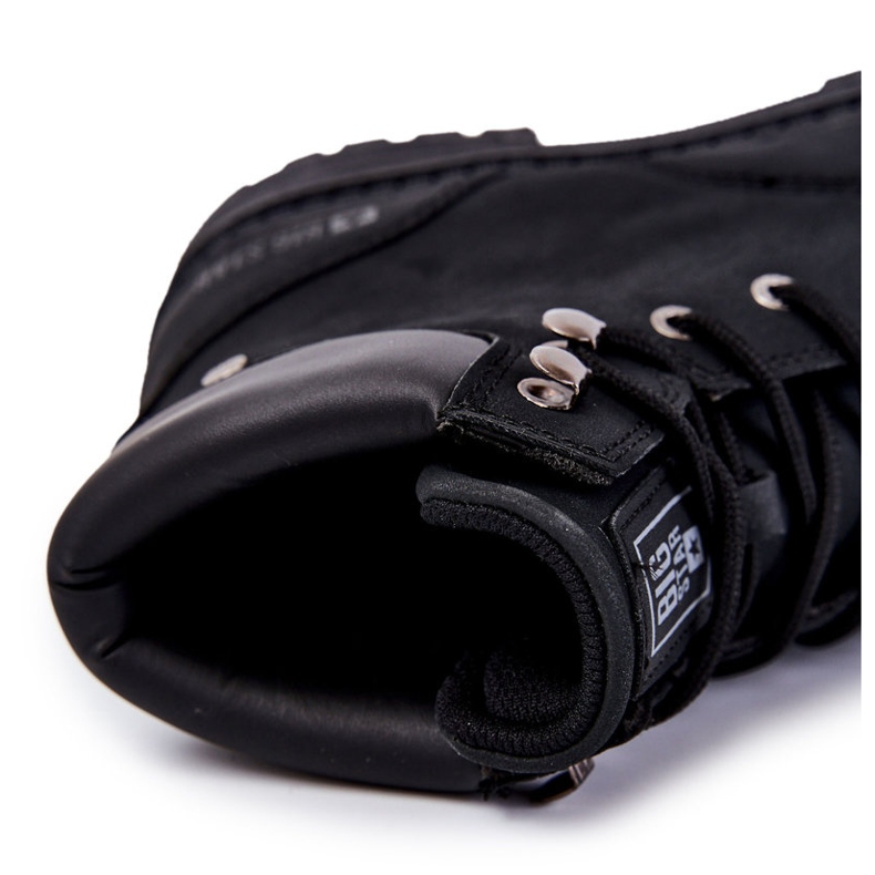 Botas masculinas espuma de memória Big Star KK174209 preta preto 2