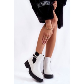 Botas Femininas La.Fi 250005W-PU Branco 2