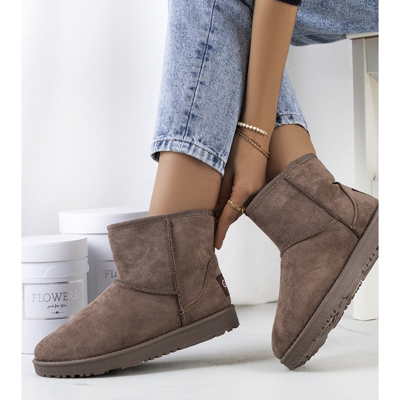 PA1 Botas de neve castanhas de mulher Nanna marrom 1