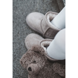 Botas de neve quentes infantis Gooby bege claro 1 Botas de neve quentes infantis Gooby bege claro 1