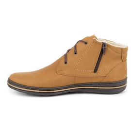 Polbut 339 sapatos vermelhos para homens castanho laranja 1