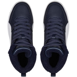 Puma Rebote Joy Fur Jr 375477 07 azul marinho 1