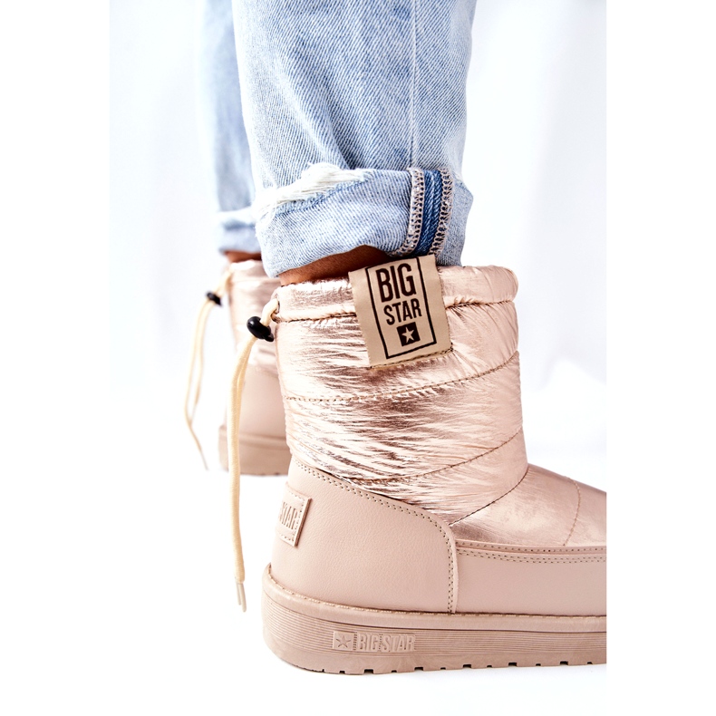 Botas de neve femininas Big Star II274121 Bege 3