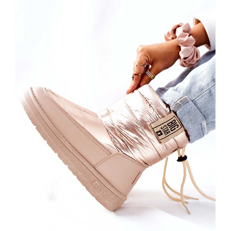 Botas de neve femininas Big Star II274121 Bege 1