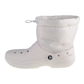Bota Crocs Classic Lined Neo Puff 206630-143 branco 1