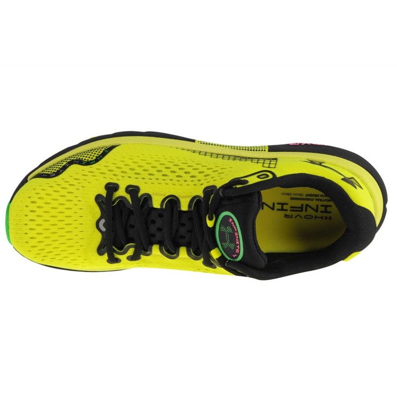 Tênis de corrida Under Armour Hovr Infinite 4 M 3024897-302 amarelo 1 Tênis de corrida Under Armour Hovr Infinite 4 M 3024897-302 amarelo 1