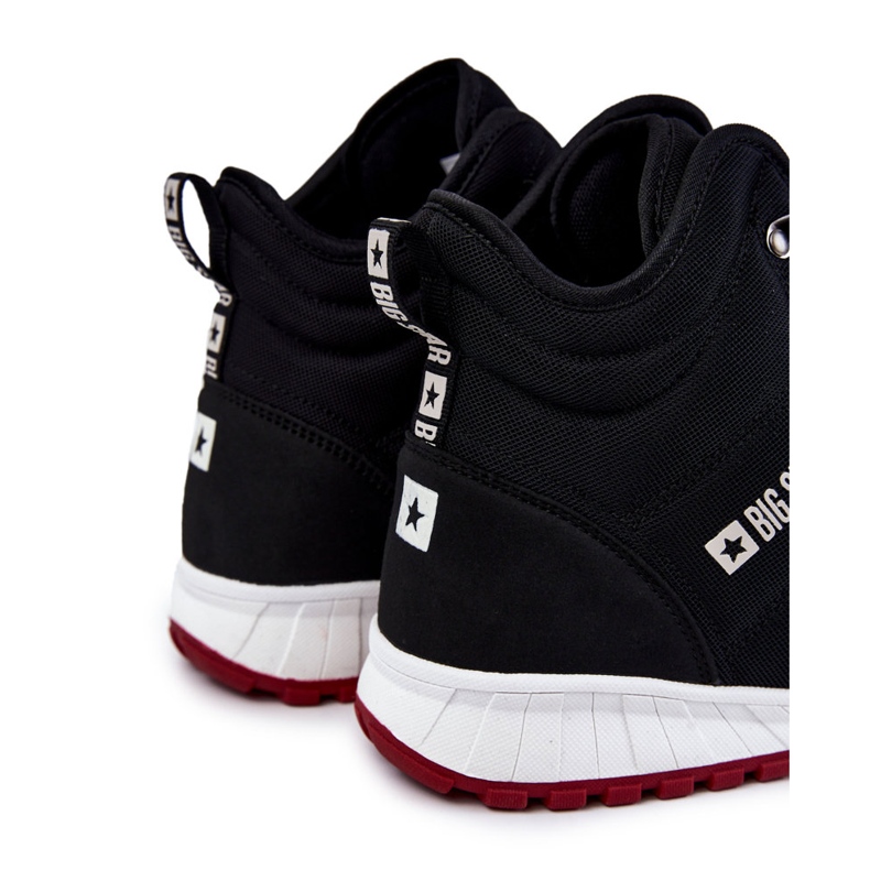 Tênis de trekking masculino espuma de memória Big Star KK174112 preto 2