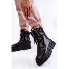 Vinceza Botas de neve pretas femininas confortáveis ​​Elodia preto 2