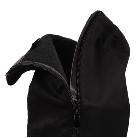 Bota preta de camurça preta Filippo preto 2