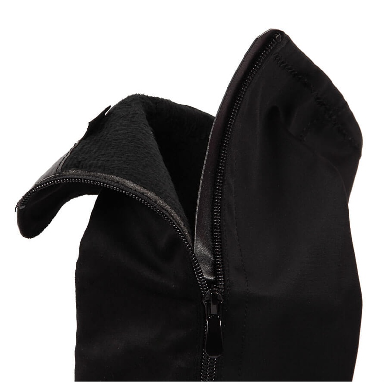 Bota preta de camurça preta Filippo preto 2