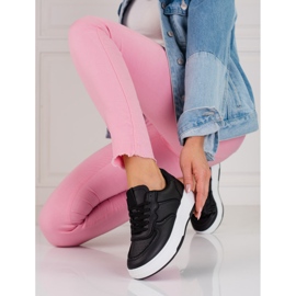 Tênis feminino Shelovet preto com sola grossa 1