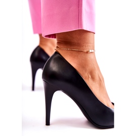 Sergio Leone Sapatilhas Clássicas de Couro Preto Magicamente 1396 4