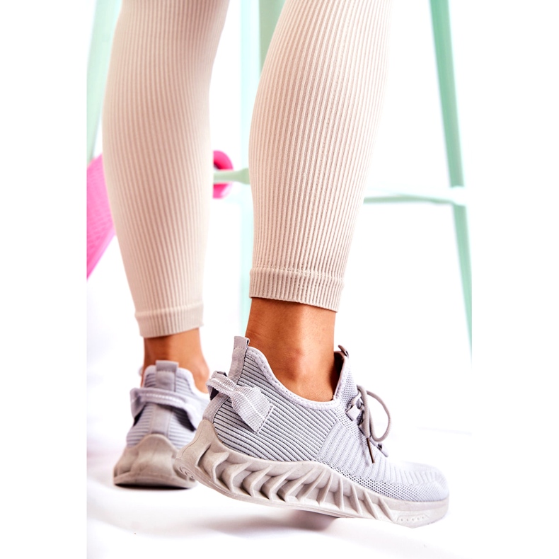 FM1 Tênis esportivo feminino Gray Lenney cinza 2