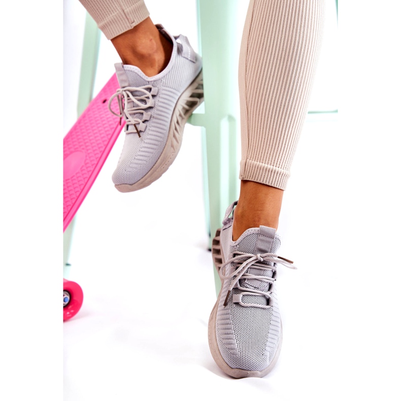 FM1 Tênis esportivo feminino Gray Lenney cinza 1