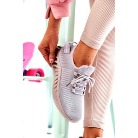 FM1 Tênis esportivo feminino Gray Lenney cinza 3