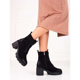 Bolsas femininas com cadarço no poste Shelovet preto 1