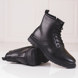 Botas de caminhada para homem com isolamento Shelovet preto 2