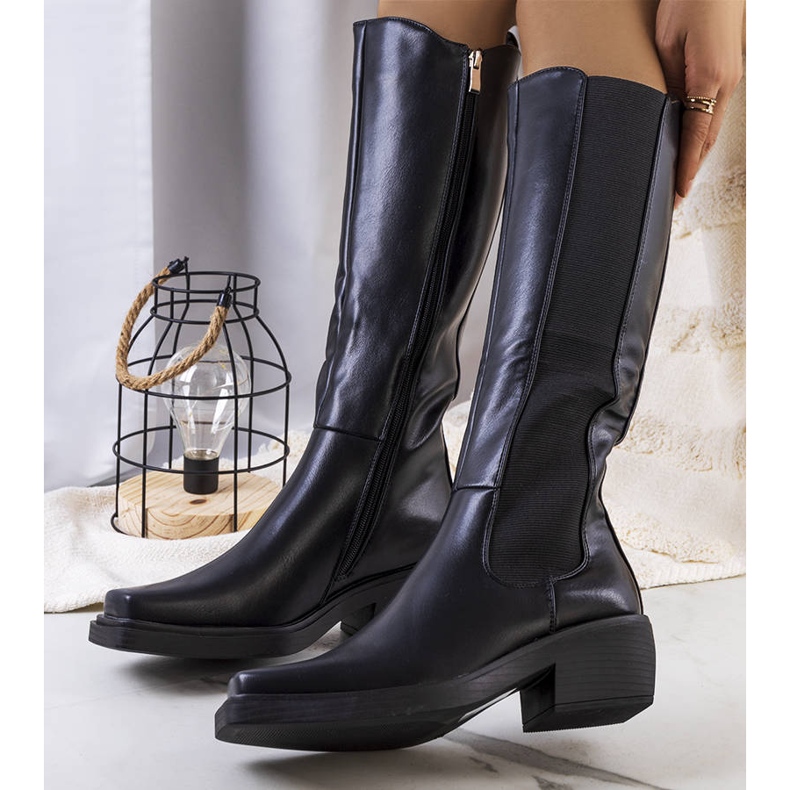 PA1 Botas Hatton pretas preto 1