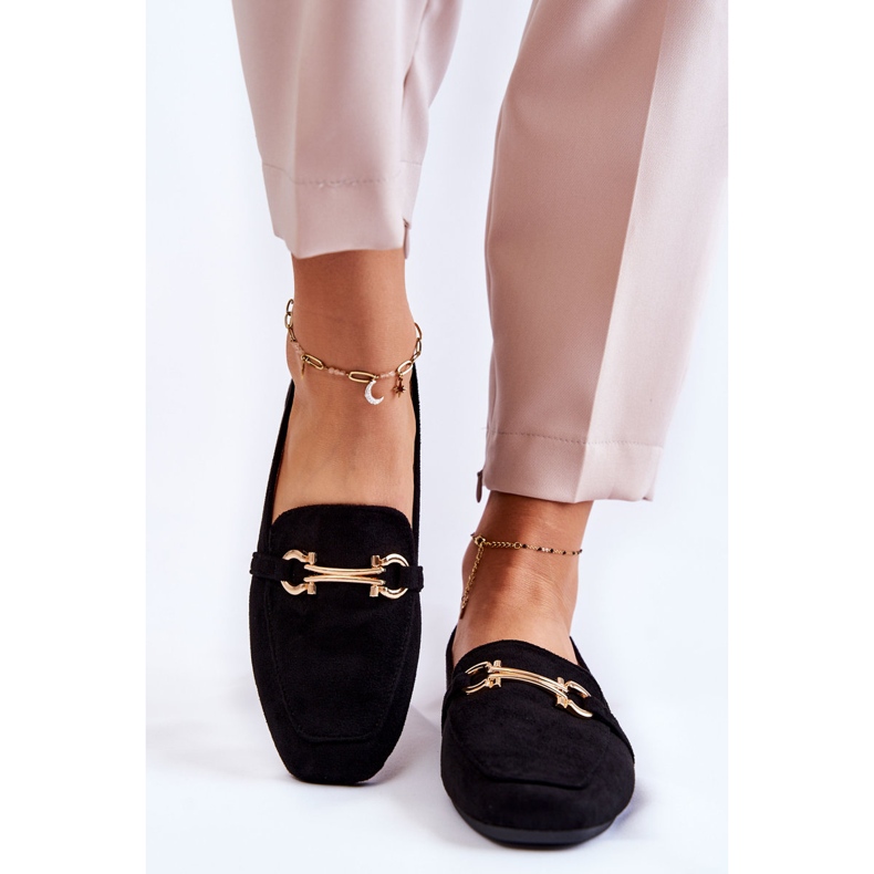 FB2 Mocassins clássicos de camurça pretos Roddie 2