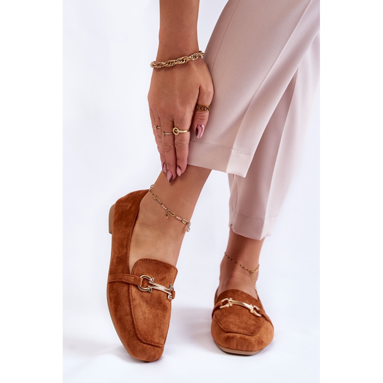 FB2 Mocassins de camurça Camel Roddie Classic marrom 1