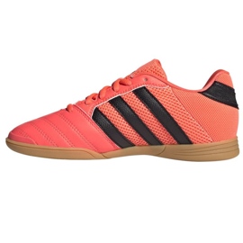 Chuteira Adidas Super Sala In Jr GW1700 vermelho laranjas e tintos 1