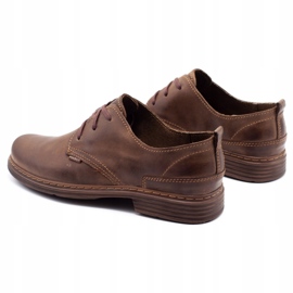 Polbut Sapatos de couro masculino 191k marrom 2