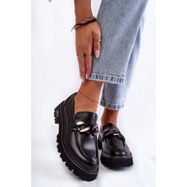 Sapatos Femininos de Couro Big Star KK274498 Preto 1