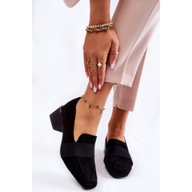 Sapatos de camurça da moda La.Fi 230033B-SU Preto 1