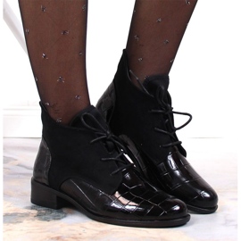 Botas com atacadores Jezzi W JEZ299C preto 1