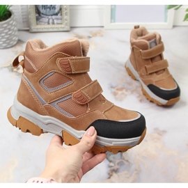 News Sapatos de inverno para meninos isolados com lã de ovelha camelo Notícias castanho preto multicolorido 1