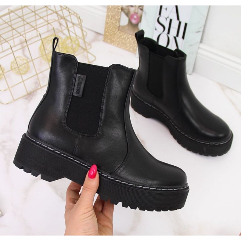 Botas Chelsea com isolamento Big Star II274101, pretas preto 1