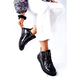 Sapatos Lacados Sergio Leone PB210 Preto 2