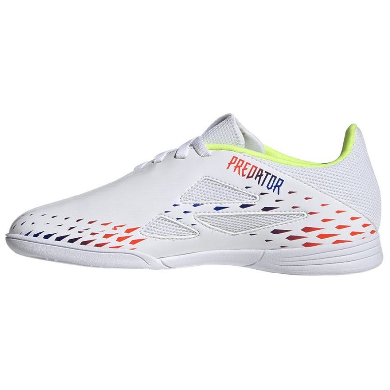 Chuteiras de futebol Adidas Predator Edge.4 In Jr GV8499 branco branco 1 Chuteiras de futebol Adidas Predator Edge.4 In Jr GV8499 branco branco 1