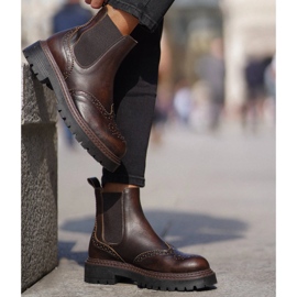 Marco Shoes Botas Marco Chelsea marrom 1