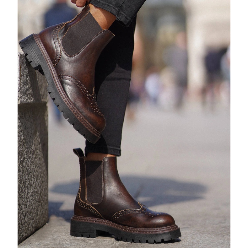 Marco Shoes Botas Marco Chelsea marrom 1