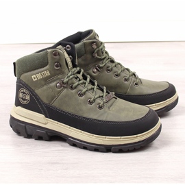 Botas de caminhada Khaki Big Star KK174119 para homem cáqui verde 1