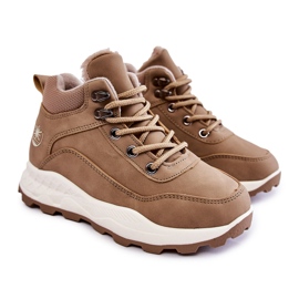 Botas Quentes para Crianças Caçadores Bege Otto castanho 1