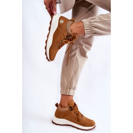 PA1 Sapatos de trekking femininos quentes Trappers Camel Otto marrom 2