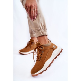 PA1 Sapatos de trekking femininos quentes Trappers Camel Otto marrom 1